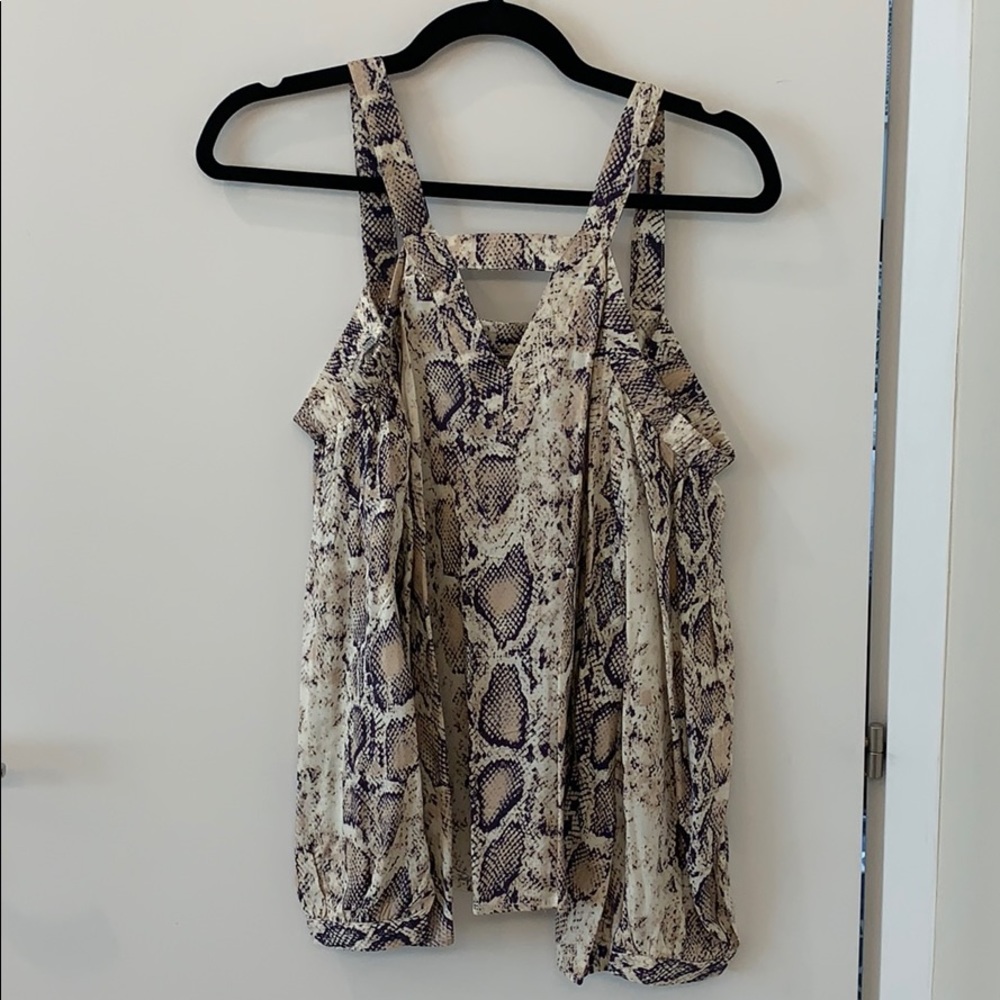 Vici Snakeskin Blouse